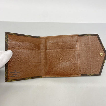 Louis Vuitton Trifold Wallet Monogram Porte-Monnaie Billets Cult Cles Brown — view 3