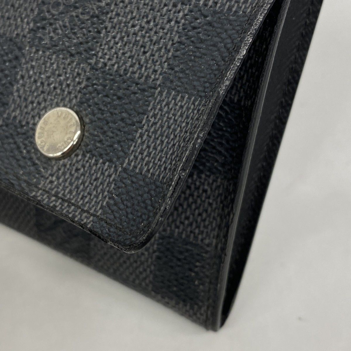Louis Vuitton Wallet Damier Graphite Portefeuille Long Modular Black — view 8