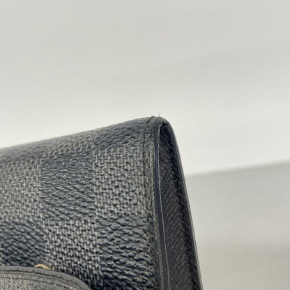 Louis Vuitton Wallet Damier Graphite Portefeuille Long Modular Black — view 7
