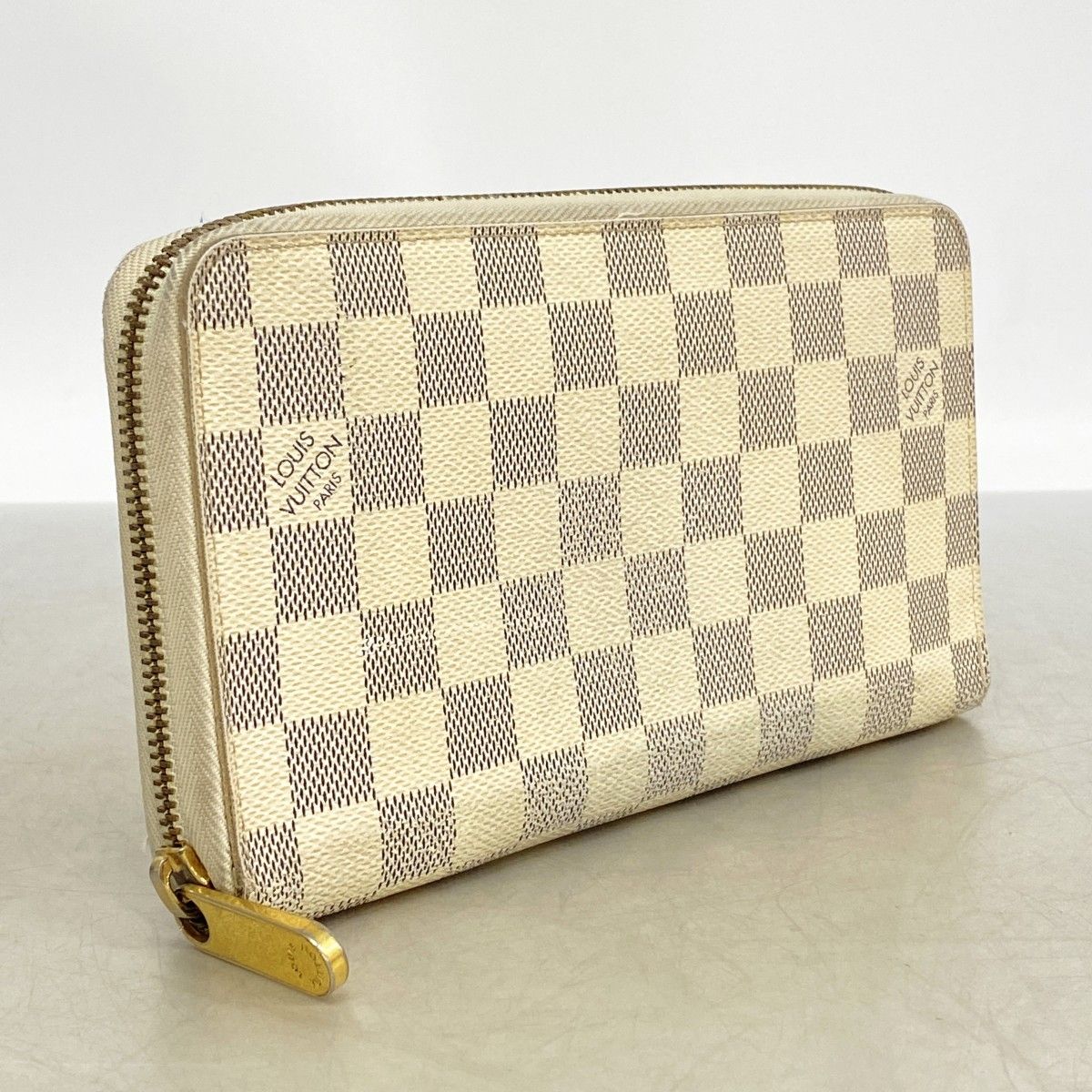 Louis Vuitton Wallet Damier Azur Zippy Organizer White — view 2