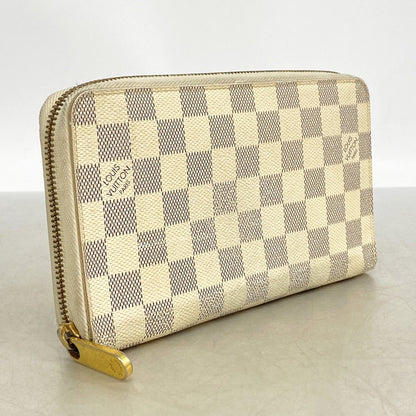 Louis Vuitton Wallet Damier Azur Zippy Organizer White — view 2