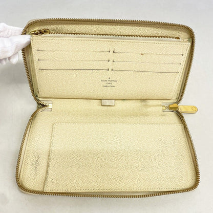 Louis Vuitton Wallet Damier Azur Zippy Organizer White — view 3