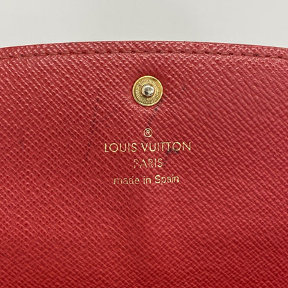 Louis Vuitton Wallet Damier Portefeuille Emily Ebene Rouge — view 4