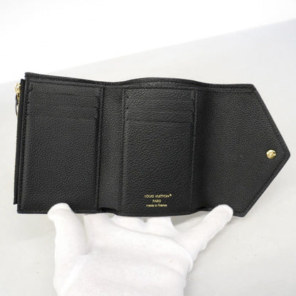 Louis Vuitton Trifold Wallet Monogram Empreinte Portefeuille Victorine Noir — view 4