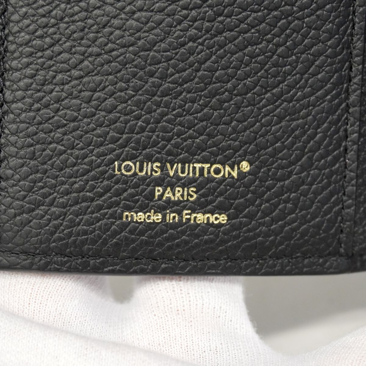 Louis Vuitton Trifold Wallet Monogram Empreinte Portefeuille Victorine Noir — view 5