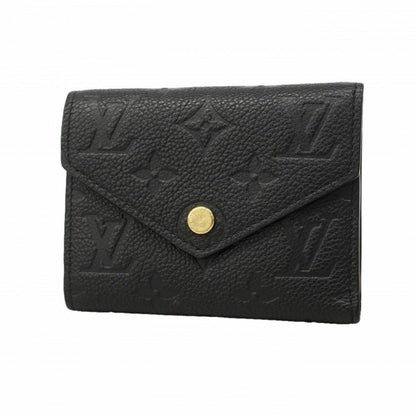 Louis Vuitton Trifold Wallet Monogram Empreinte Portefeuille Victorine Noir
