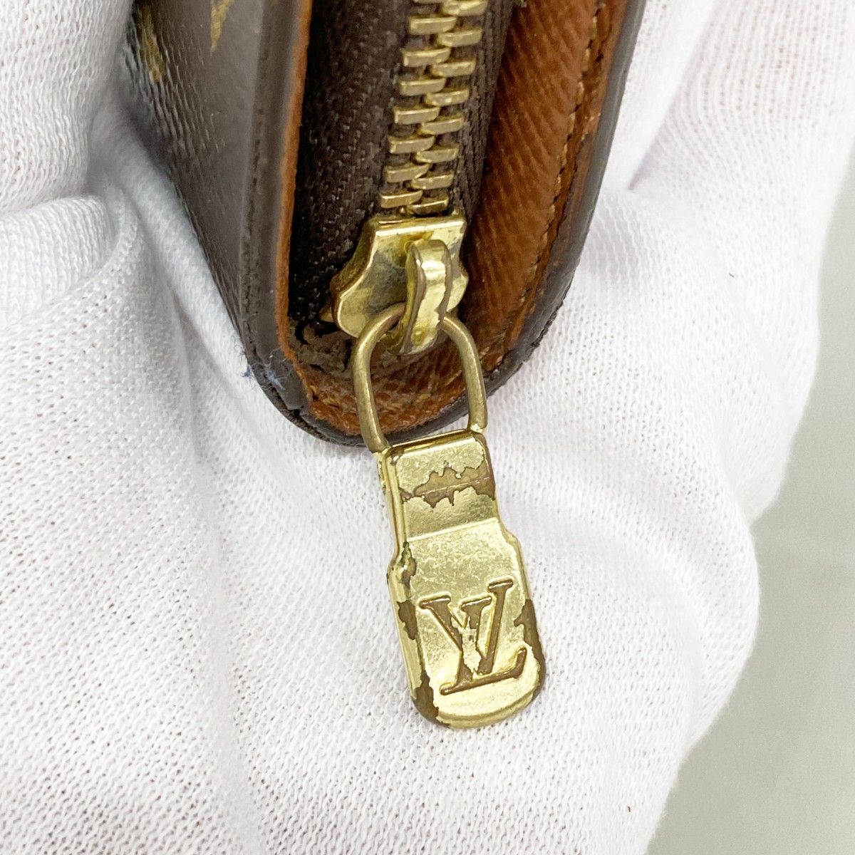 Louis Vuitton Wallet Monogram Porte-Monnaie Gip Brown — view 6