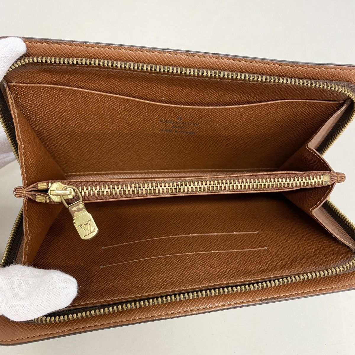 Louis Vuitton Wallet Monogram Porte-Monnaie Gip Brown — view 3