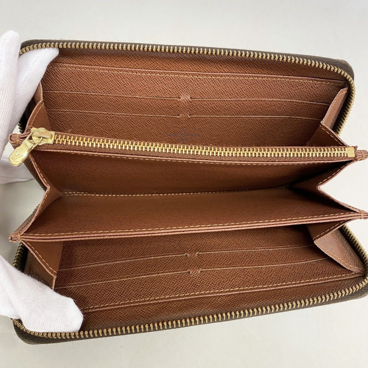 Louis Vuitton Wallet Monogram Zippy Brown — view 3