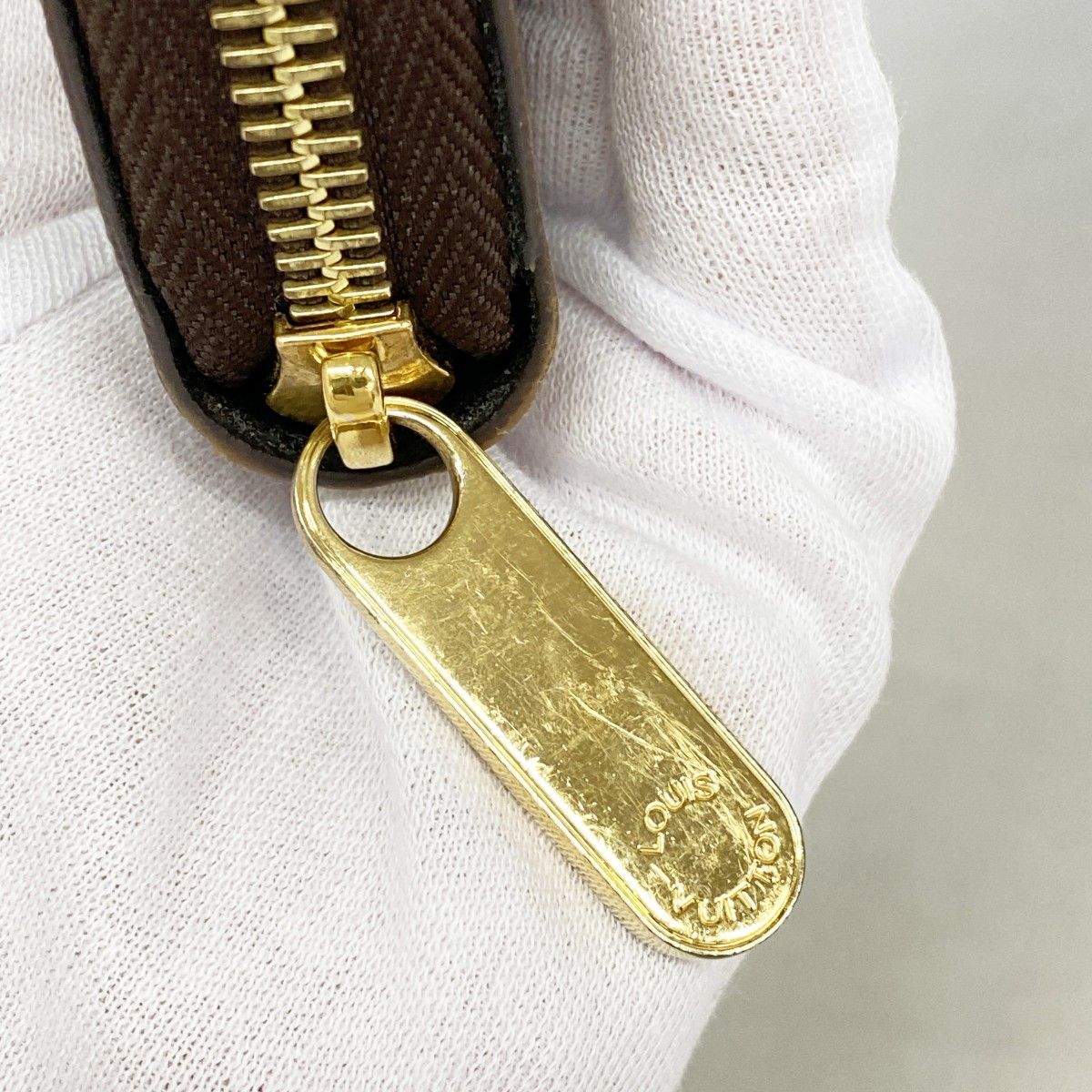 Louis Vuitton Wallet Monogram Giant Reverse Zippy Brown — view 7