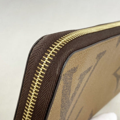 Louis Vuitton Wallet Monogram Giant Reverse Zippy Brown — view 6