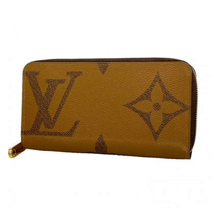 Louis Vuitton Wallet Monogram Giant Reverse Zippy Brown