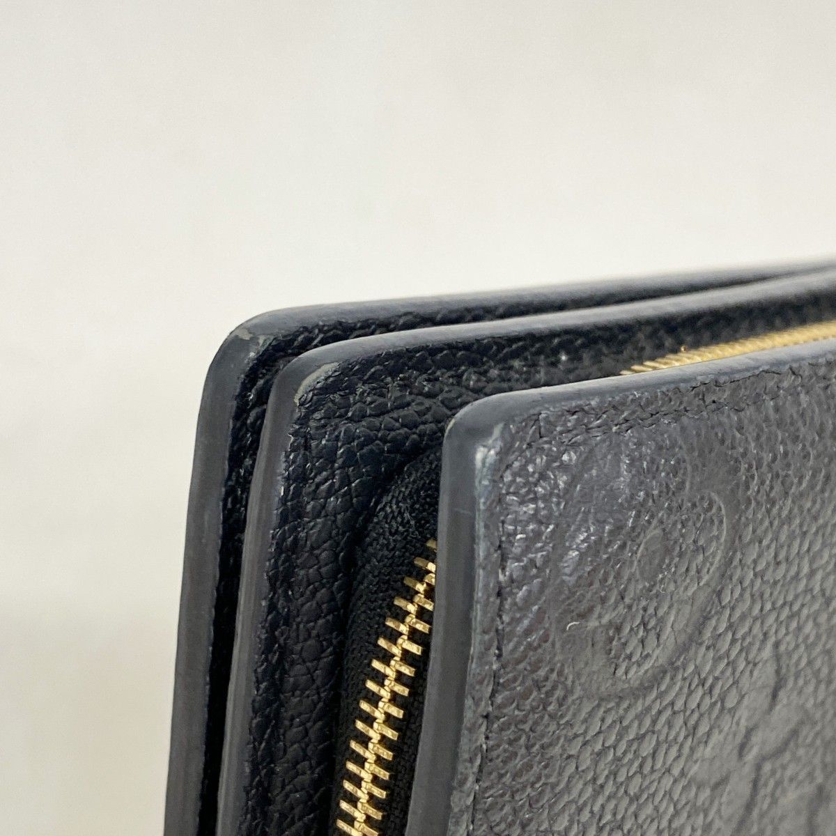Louis Vuitton Wallet Monogram Empreinte Portefeuille Clair Noir — view 6