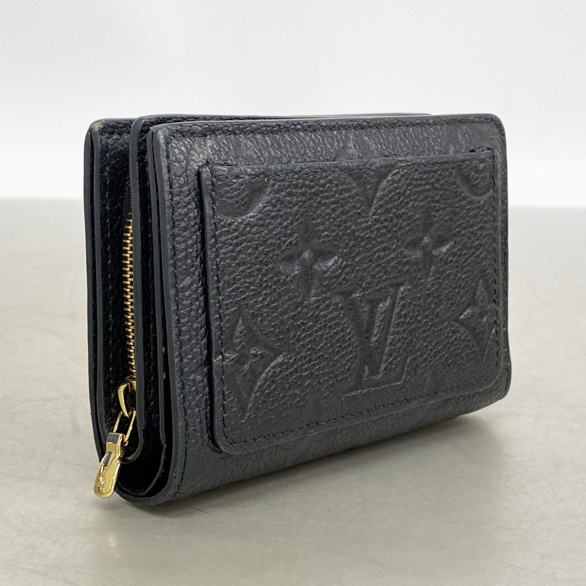 Louis Vuitton Wallet Monogram Empreinte Portefeuille Clair Noir — view 2