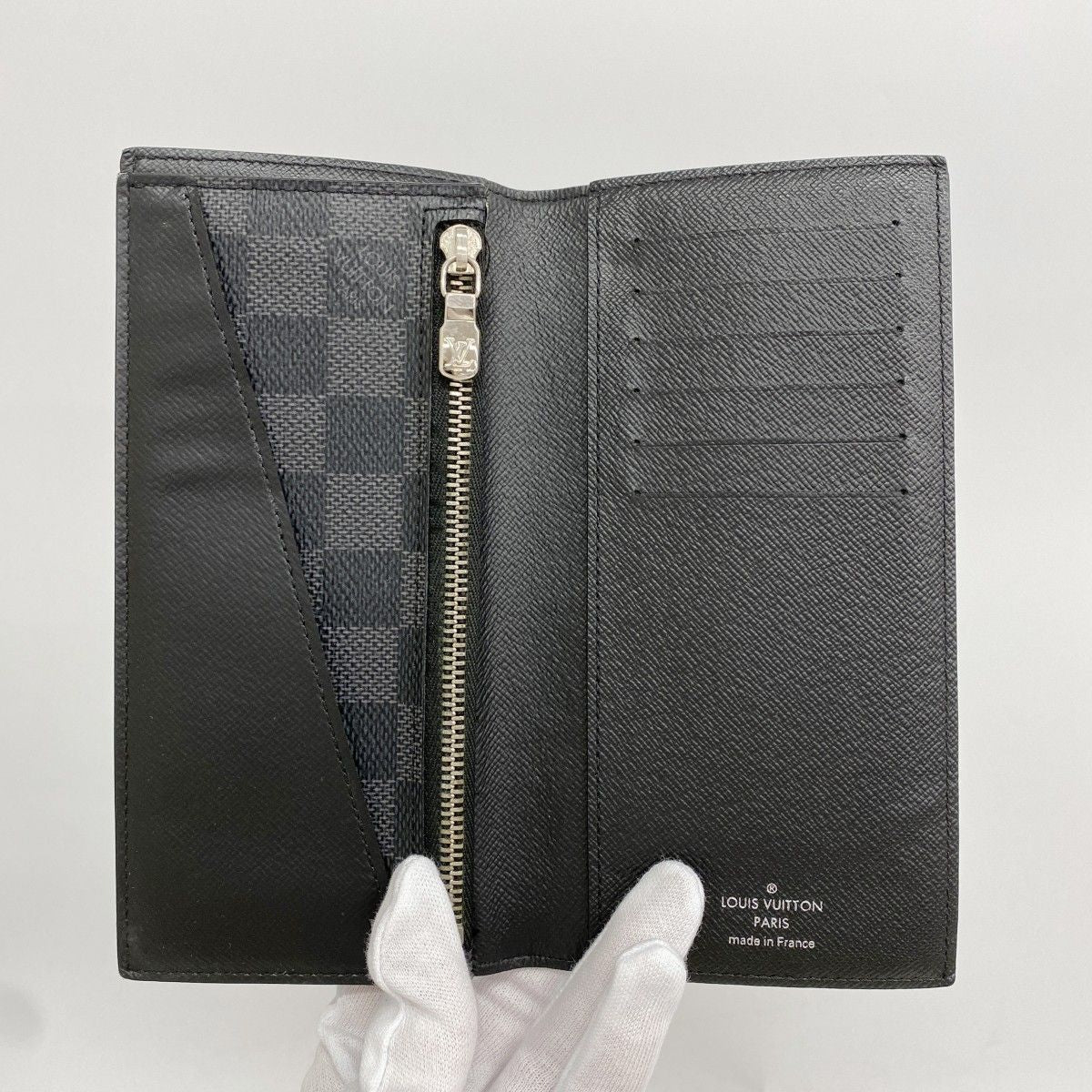 Louis Vuitton Wallet Damier Graphite Portefeuille Alexandre NM Black Gray — view 3