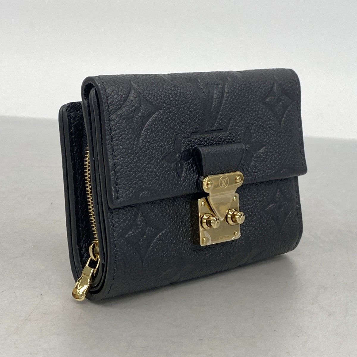 Louis Vuitton Trifold Wallet Monogram Empreinte Portefeuille Metis Noir — view 2