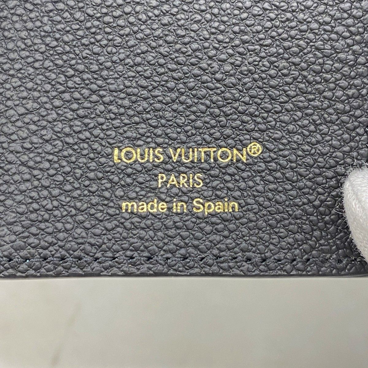 Louis Vuitton Trifold Wallet Monogram Empreinte Portefeuille Metis Noir — view 4