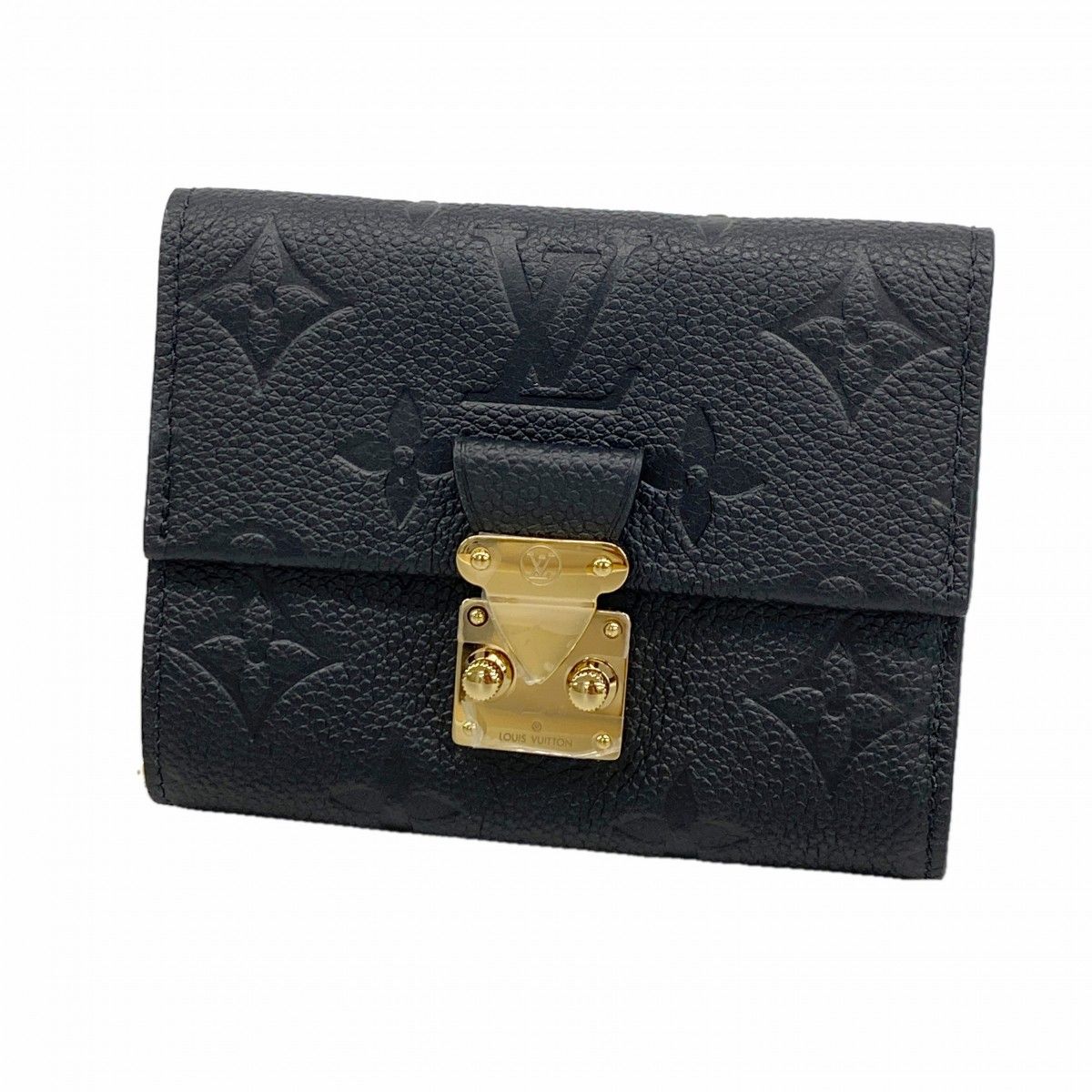 Louis Vuitton Trifold Wallet Monogram Empreinte Portefeuille Metis Noir