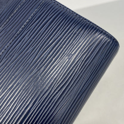 Louis Vuitton Wallet Epi Portefeuille Sarah Andigo Blue — view 8