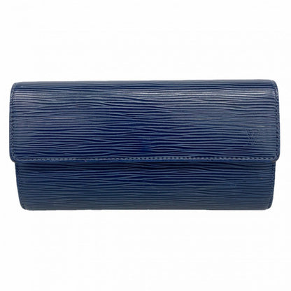 Louis Vuitton Wallet Epi Portefeuille Sarah Andigo Blue