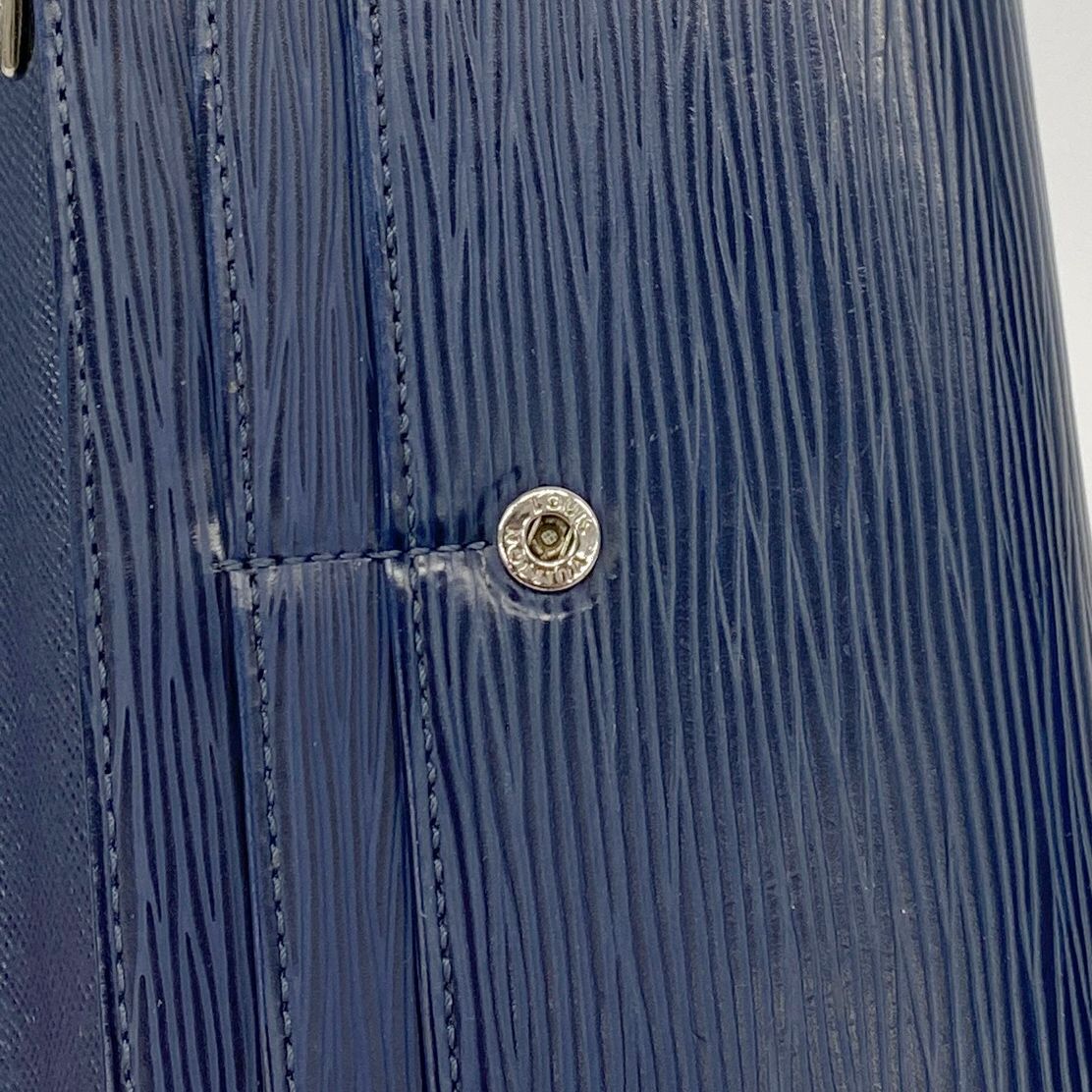 Louis Vuitton Wallet Epi Portefeuille Sarah Andigo Blue — view 9