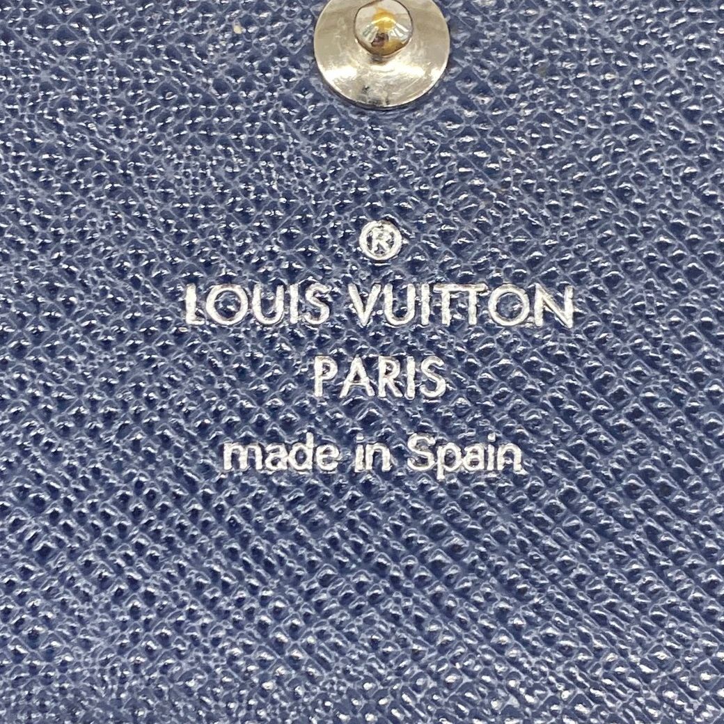 Louis Vuitton Wallet Epi Portefeuille Sarah Andigo Blue — view 4