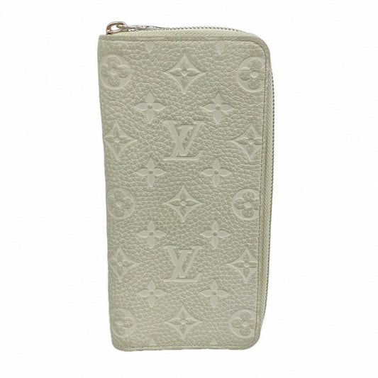 Louis Vuitton Wallet Taurillon Zippy Vertical Mineral Gray