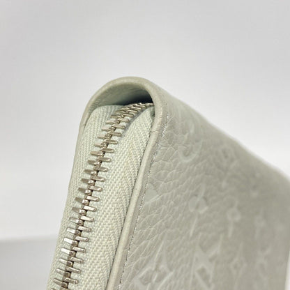 Louis Vuitton Wallet Taurillon Zippy Vertical Mineral Gray — view 7