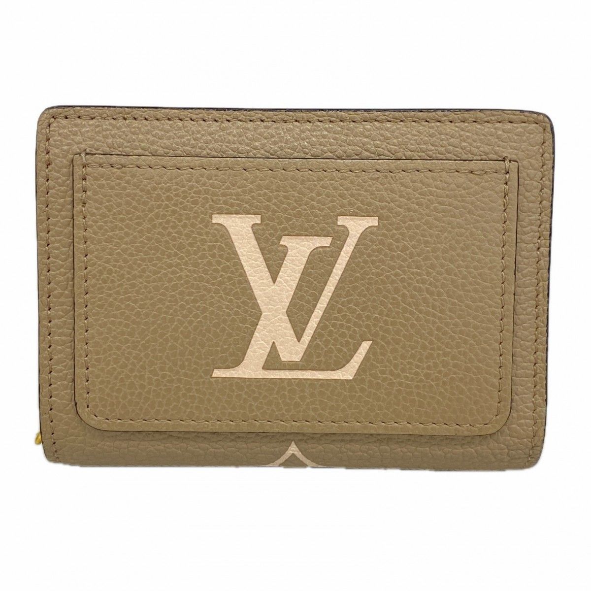 Louis Vuitton Wallet Monogram Empreinte Bicolor Portefeuille Clair Tourtelle