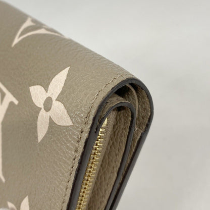 Louis Vuitton Wallet Monogram Empreinte Bicolor Portefeuille Clair Tourtelle — view 6