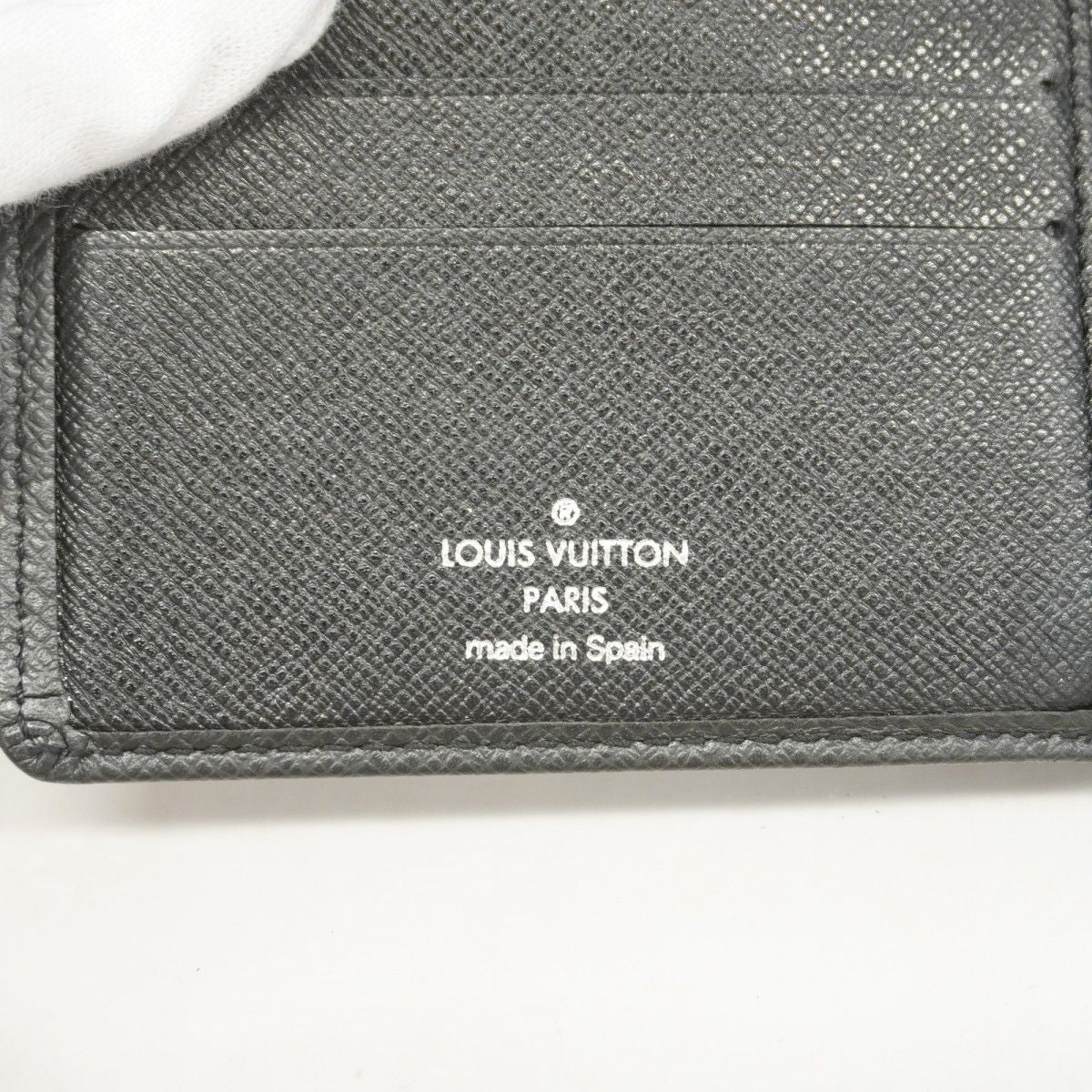 Louis Vuitton Billfold Taiga Portobier 3 Vole Ardoise Wallet — view 4