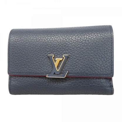 Louis Vuitton Trifold Wallet Taurillon Portefeuille Capucines Compact Marie