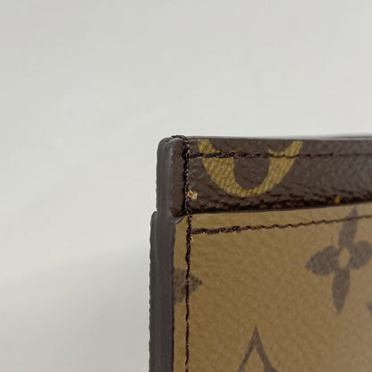 Louis Vuitton Card Case Monogram Reverse Holder Sample Brown — view 5