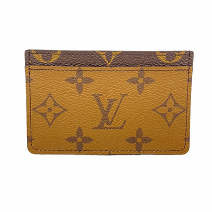 Louis Vuitton Card Case Monogram Reverse Holder Sample Brown