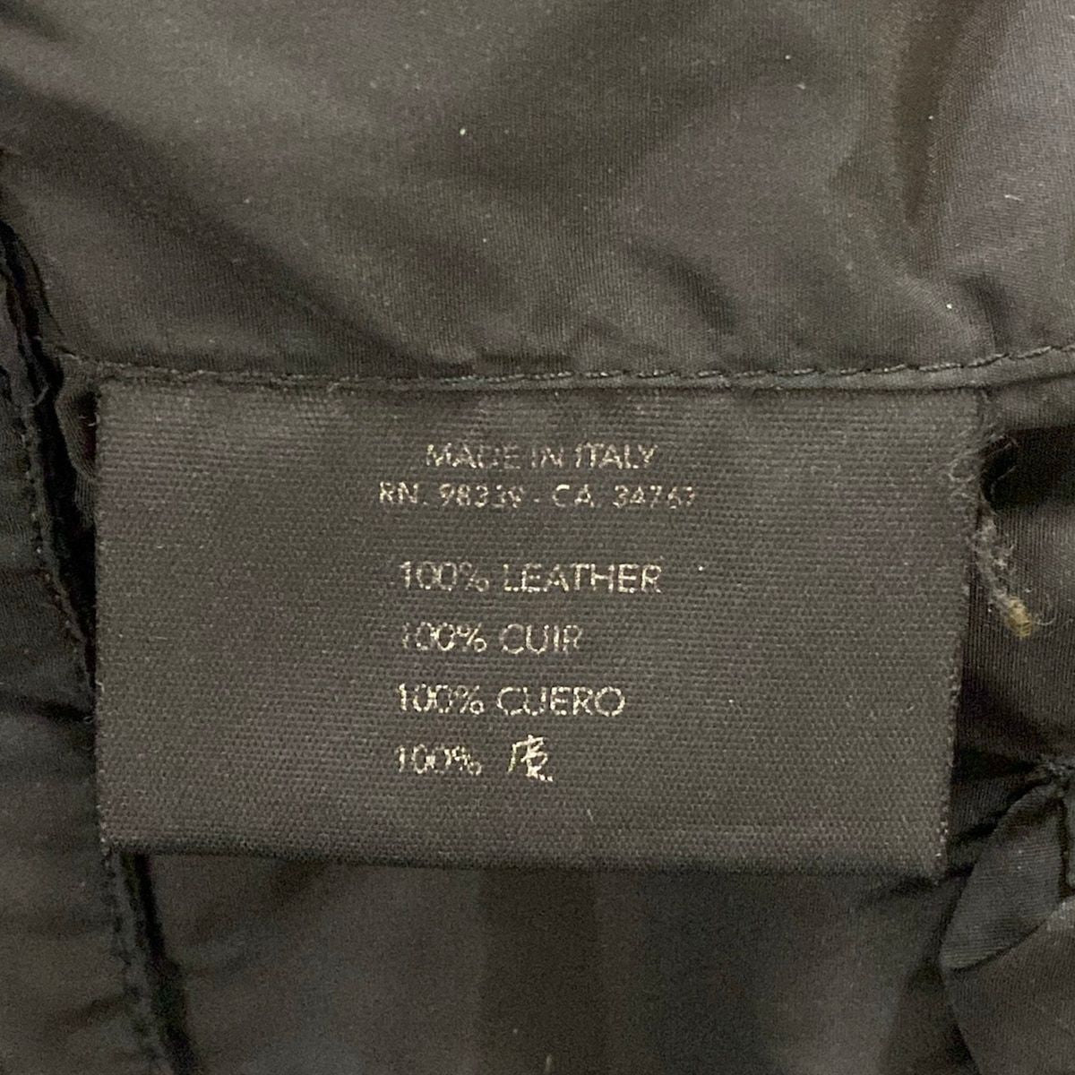 Prada Sport Rider's Jacket 50 M Black Long Sleeve Zip Up Single Autumn Winter — view 4
