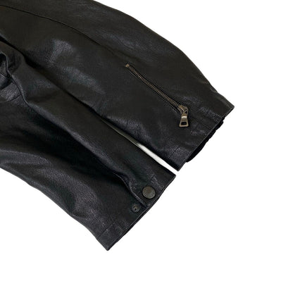 Prada Sport Rider's Jacket 50 M Black Long Sleeve Zip Up Single Autumn Winter — view 6