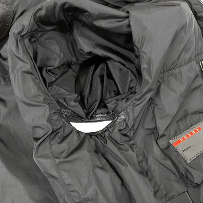 Prada Sport Rider's Jacket 50 M Black Long Sleeve Zip Up Single Autumn Winter — view 9