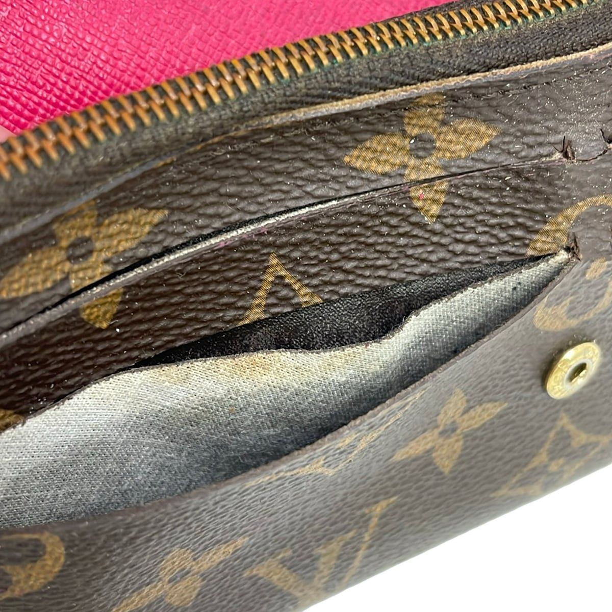 Louis Vuitton Wallet Monogram Portefeuille Emily Hot Pink — view 7