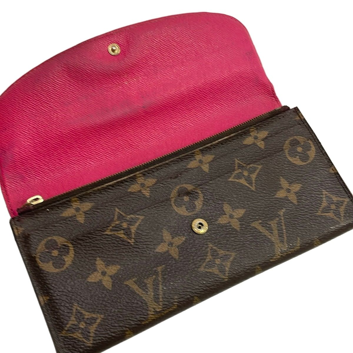 Louis Vuitton Wallet Monogram Portefeuille Emily Hot Pink — view 3