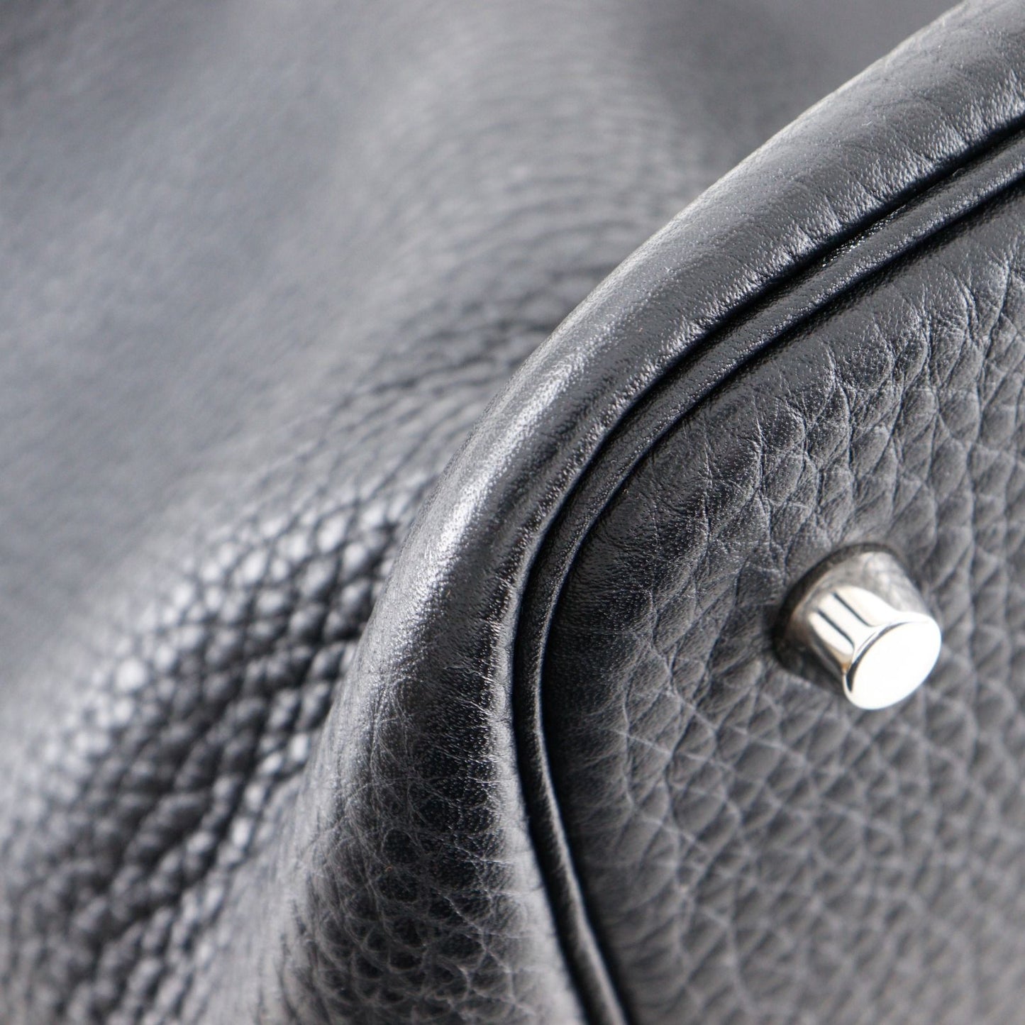 Hermes Picotin Lock 22 Taurillon Clemence Black Silver T Handbag — view 6