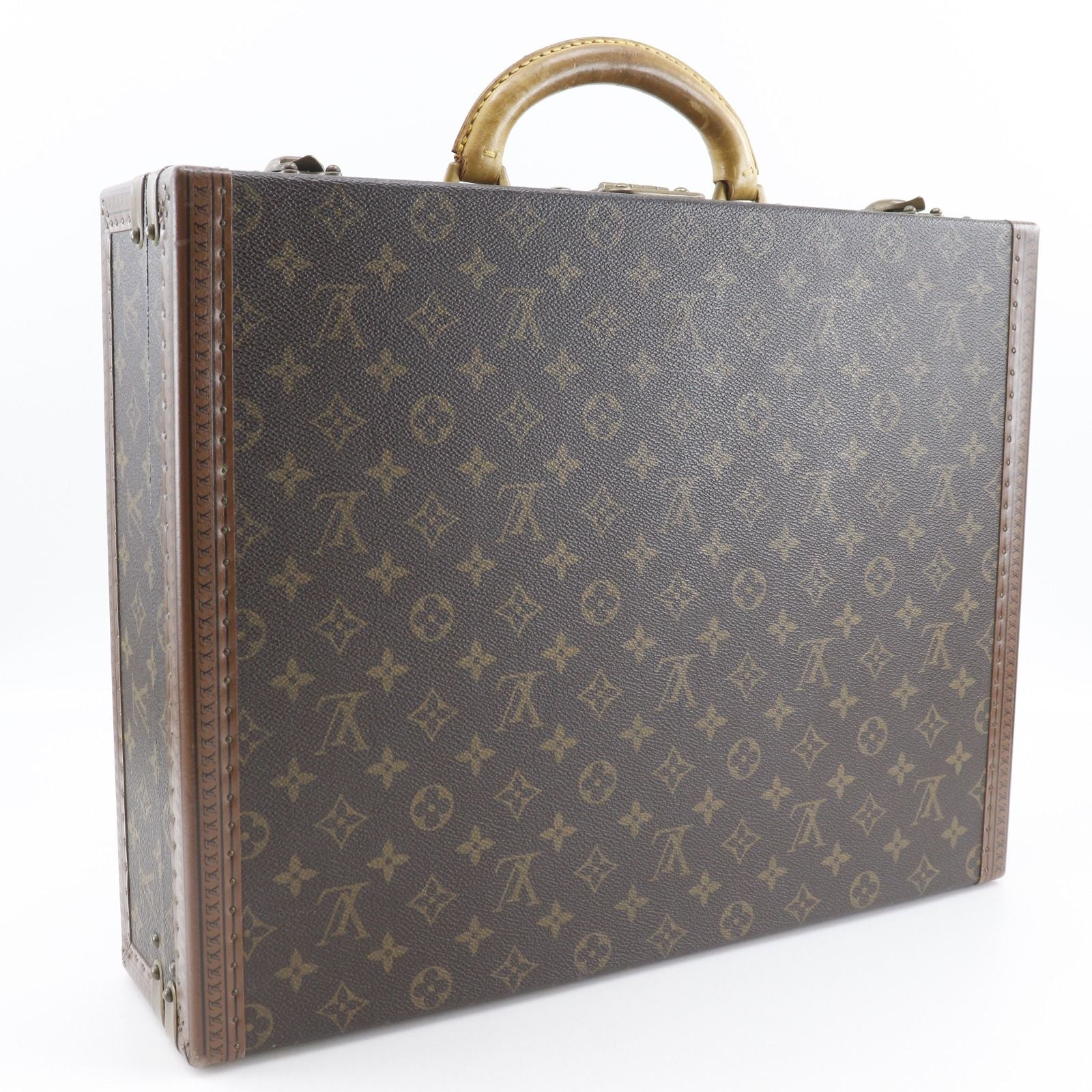 Louis Vuitton President Monogram Canvas Brown Trunk — view 3