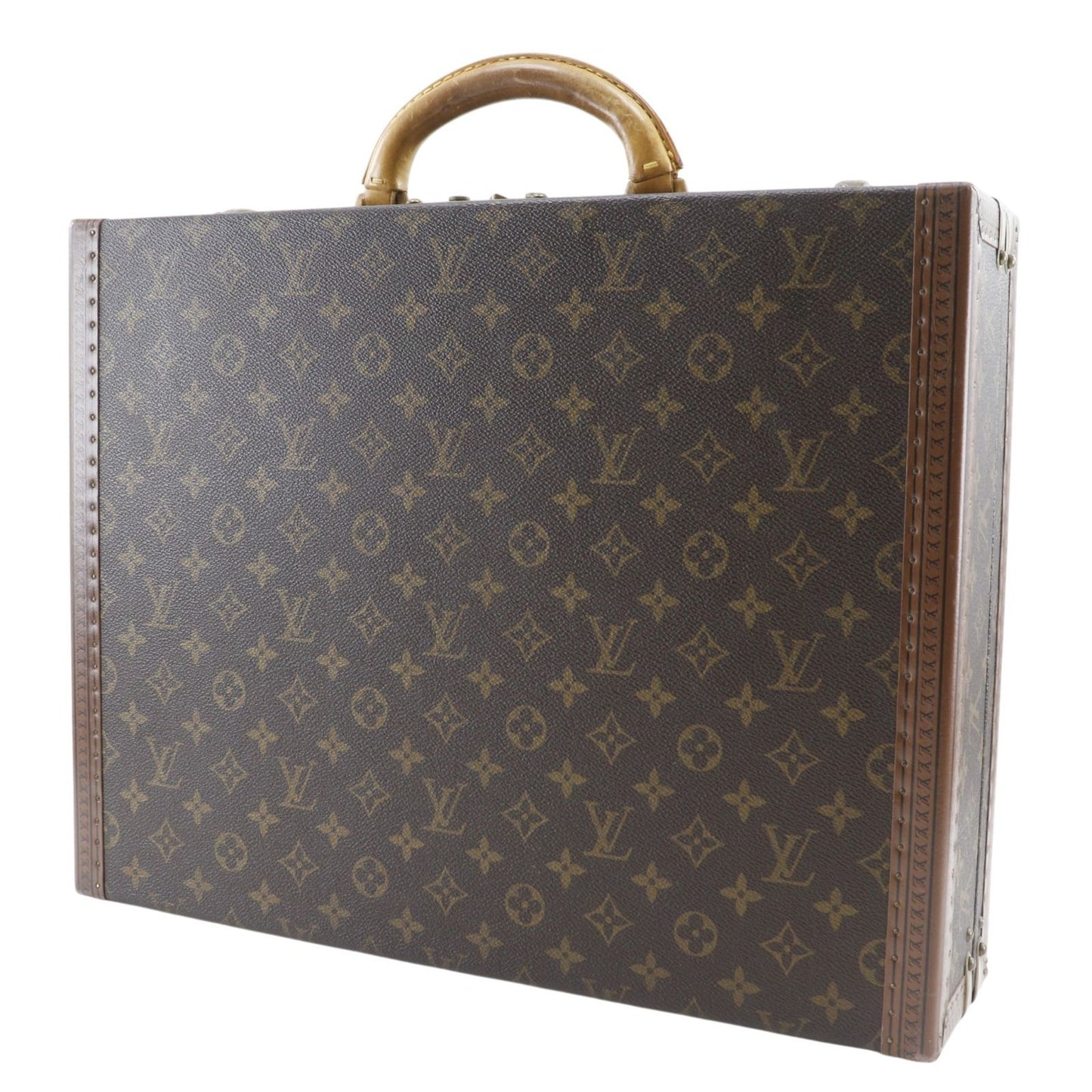 Louis Vuitton President Monogram Canvas Brown Trunk — view 2