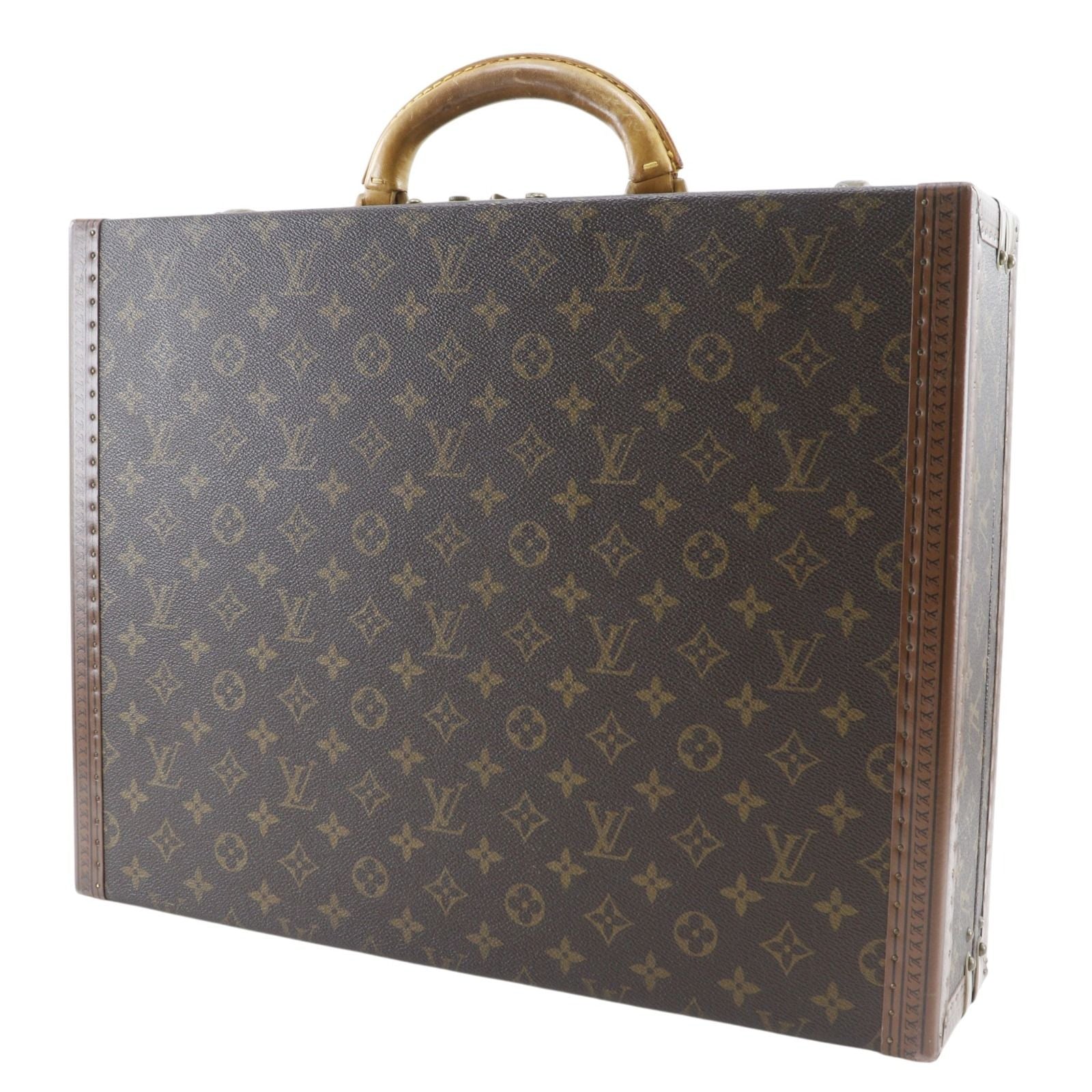 Louis Vuitton President Monogram Canvas Brown Trunk — view 2