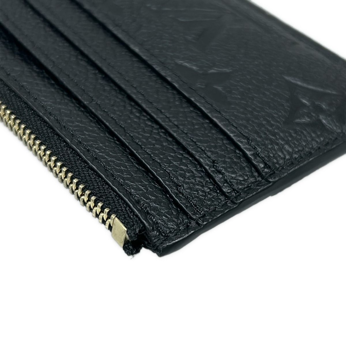 Louis Vuitton Coin Case Monogram Empreinte Card Holder Flora Noir Leather — view 7