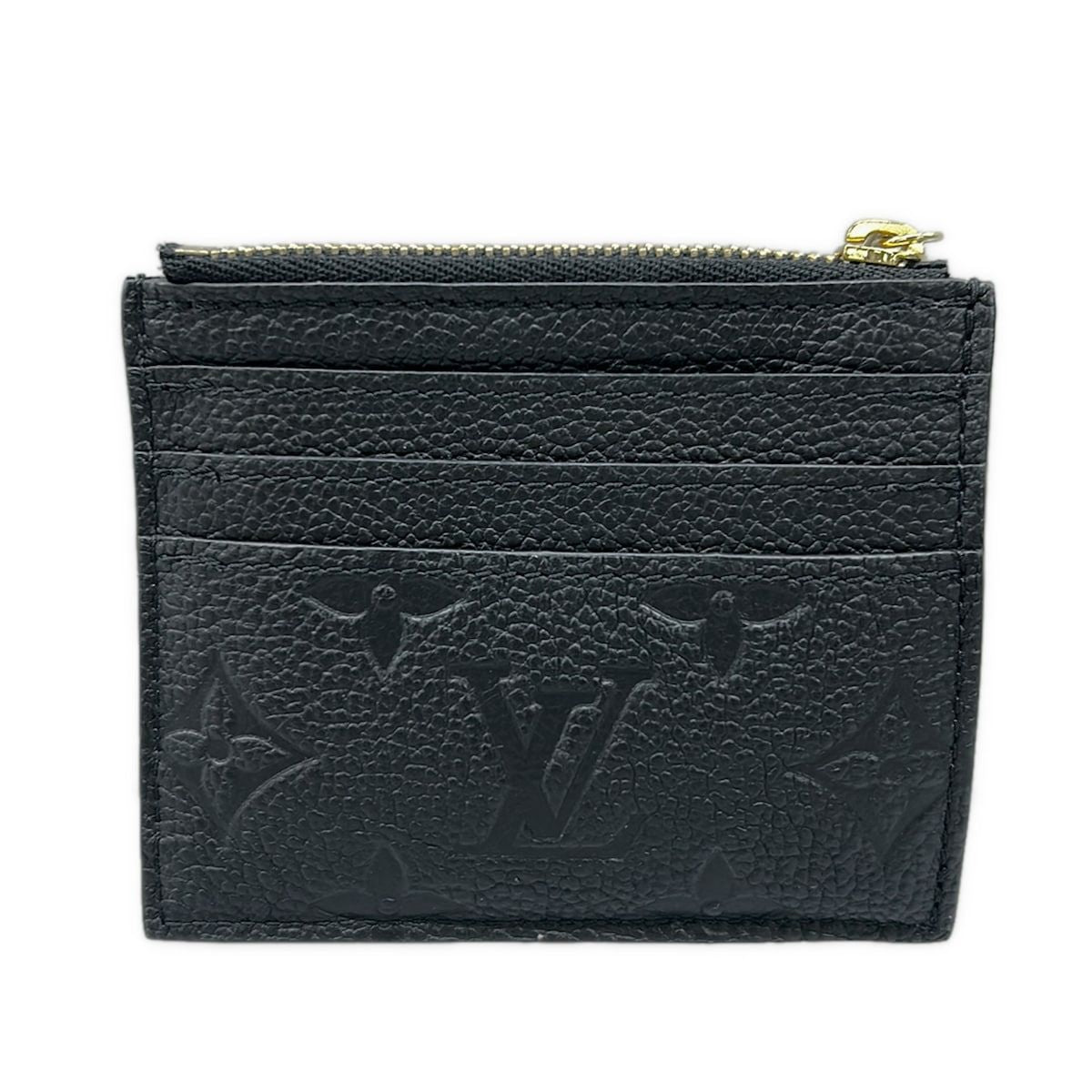Louis Vuitton Coin Case Monogram Empreinte Card Holder Flora Noir Leather — view 2