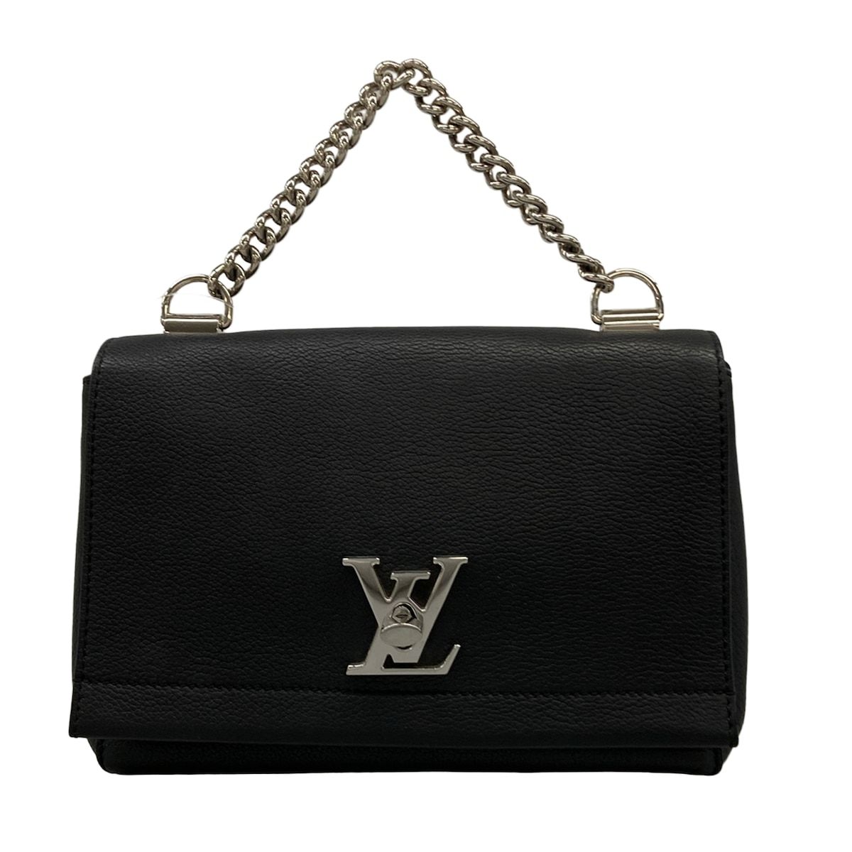 Louis Vuitton Handbag Lockme Iibb Noir Leather
