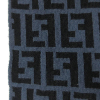 Fendi Scarf Zucca Pattern Monogram Shawl All Over Navy — view 8
