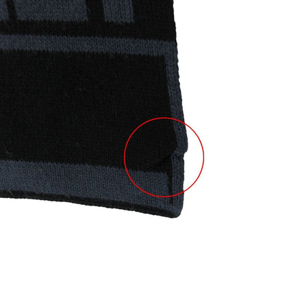 Fendi Scarf Zucca Pattern Monogram Shawl All Over Navy — view 9