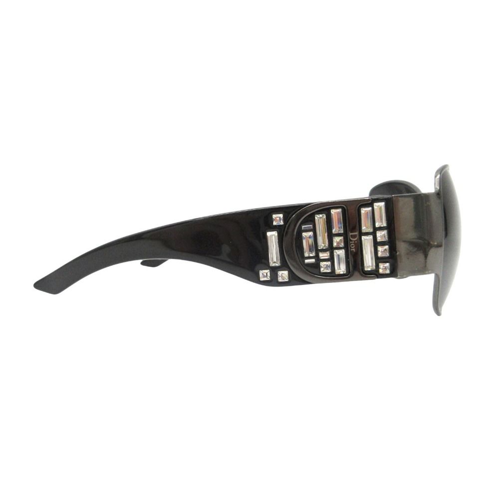 Dior Dio Sunglasses Indinight Vintage Rhinestone Black Silver Eyewear — view 3