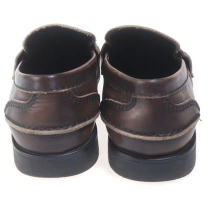 Miu Miu Coinpenny Leather Mule Gold Loafers Brown 37 — view 3